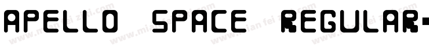 Apello Space Regular字体转换